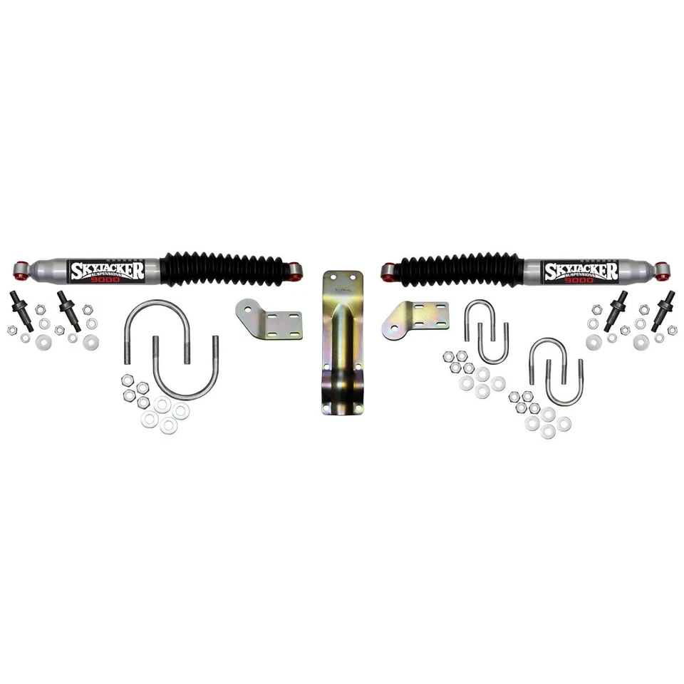 Skyjacker for Steering Stabilizer Dual Kit Silver w/Black Boots 98-01 Dodge Ram - Image 1 of 4