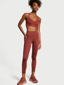 VSX Essential High-Rise Pocket Legging 25" MED Russet Pink Victoria's Secret Neu mit Etikett - Bild 1 von 10