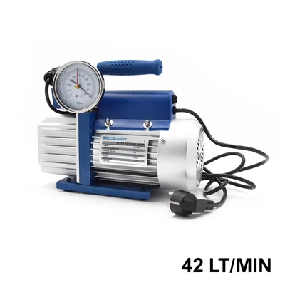 Pompa vuoto monostadio 42 Lt/min elettrovalvola e vacuometro - Imagen 1 de 4