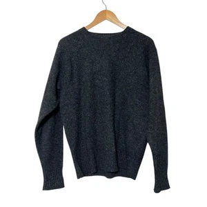 Pendleton Men's Medium Gray Shetland Washable Wool Long Sleeve Crew Neck Sweater - Picture 1 of 6