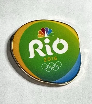 Broche de mídia 2016 Rio Olympic NBC - Imagem 1 de 2