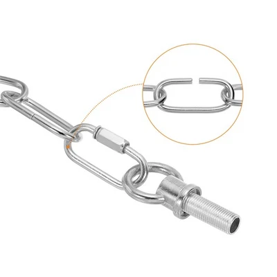 Cadena de iluminación de 10 pies para lámpara colgante lámpara cadena capacidad de carga 65 libras Foto 1 de 4