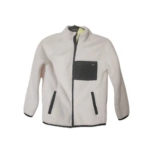 Chicos Sherpa Cremallera Completa Sudadera Chaqueta Todo En Movimiento 3 Bolsillos Talla Pequeña (6/7) - Imagen 1 de 2