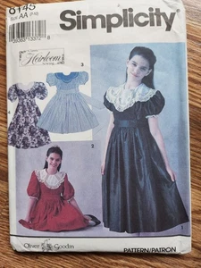 Simplicity 8145 Oliver Goodin Heirloom Sewing girls dress sizes 7-10 UNCUT - Picture 1 of 1