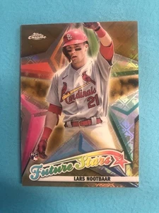 2022 TOPPS CHROME LARS NOOTBAAR GOLD LOGOFRACTOR SSP/50 ROOKIE STL CARDINALS  - Bild 1 von 5