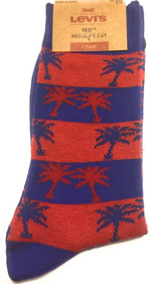 1 par de calcetines informales Levi's de corte redondo para hombre talla 8-12 Foto 1 de 1