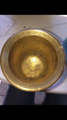 Mortier D’apothicaire Ancien Trace De Tour Et De Lime Plate - Photo 1/4