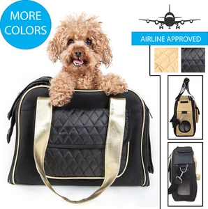 Airline Approved Mystique Fashion Designer Travel Pet Dog & Cat Carrier Tote Bag - Picture 1 of 14