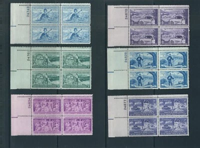 US SC # 939 Plus 19 Different Block Of four , Plate numbers . MNH - Image 1 of 4