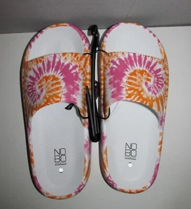 Womens CUTE Tie Dye Comfort Slide Sandals (Size 6) BRAND NEW W TAGS - Picture 1 of 4