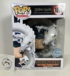 Jujutsu Kaisen #1891 Suguru Geto w/ Dragon Funko Pop! Premium New - Picture 1 of 6