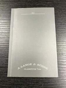 A. LANGE & SOHNE GLASHUTTE I/SA 1815 OPERATING INSTRUCTIONS BOOKLET - 12/1998 - Picture 1 of 5