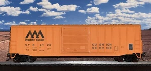HO Accurail 5655 50' Ext. Post Box Car Vermont Railway VTR #4126 Built New Kit - Picture 1 of 5