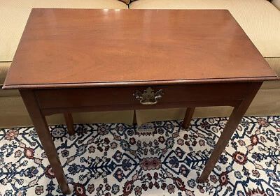 Kittinger Mahogany Wood Hall, Entry , or Side Table - Image 1 of 4