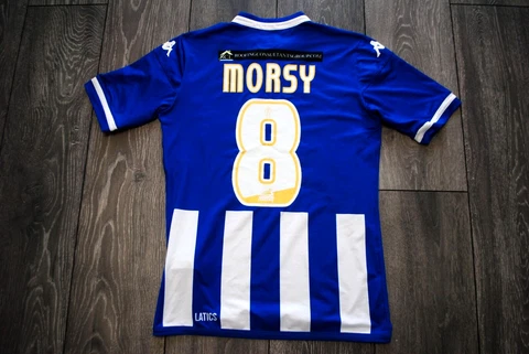 WIGAN ATHLETIC HOME FOOTBALL SHIRT 2015-2016 SOCCER JERSEY SAM MORSY 14Y 164 CM Cover