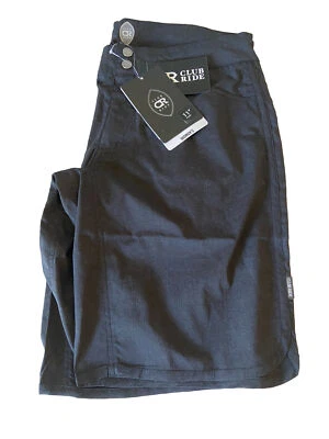 Pantalones Cortos para Mujer Club Ride Savvy Ciclismo Grandes Negros Nuevos 11" Entrepierna Elastizados $79 Foto 1 de 3
