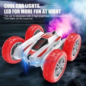 Remote Control Car RC Car Double Sided Fast Off-Road Stunt RC Toy Car Spray Mist - Picture 1 of 12