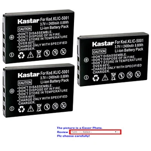 Kastar Replacement Battery for Kodak KLIC-5001 & Kodak EasyShare DX7790 Camera - Picture 1 of 7