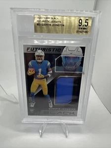 2023 Panini Black Quentin Johnston Futuristic RC Patch /150 #FUT-22 B12 - Picture 1 of 2