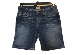 Women’s BKE blue denim cotton Bermuda  Jeans shorts Juniors size 28  Inseam 8.5” - Picture 1 of 9