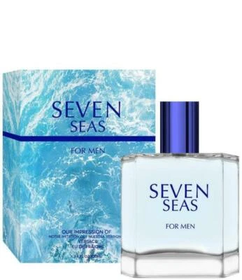 SEVEN SEAS 男士设计师古龙水 3.3 盎司 Preferred Fragrance 出品 — 第 1/3 张图片