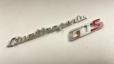 14-20 MASERATI QUATTROPORTE GTS TAPA MALETERO TRASERO CROMO PLACA EMBLEMA INSIGNIA OEM Foto 1 de 4