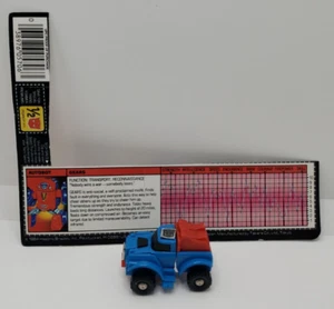 Hasbro Transformers G1 Gears Action Figure with Original Filecard Vintage 1984 - Picture 1 of 11
