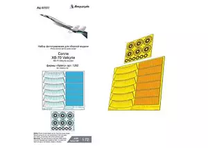 1/72 XB-70 Valkyrie 'Nozzles' (Italeri) photo-etched detail kit - Bild 1 von 2