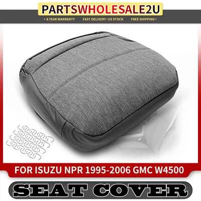 Front Left Side Seat Bottom Cover for GMC W4500 Forward Isuzu NPR NQR NRR NPR-HD - Image 1 of 4