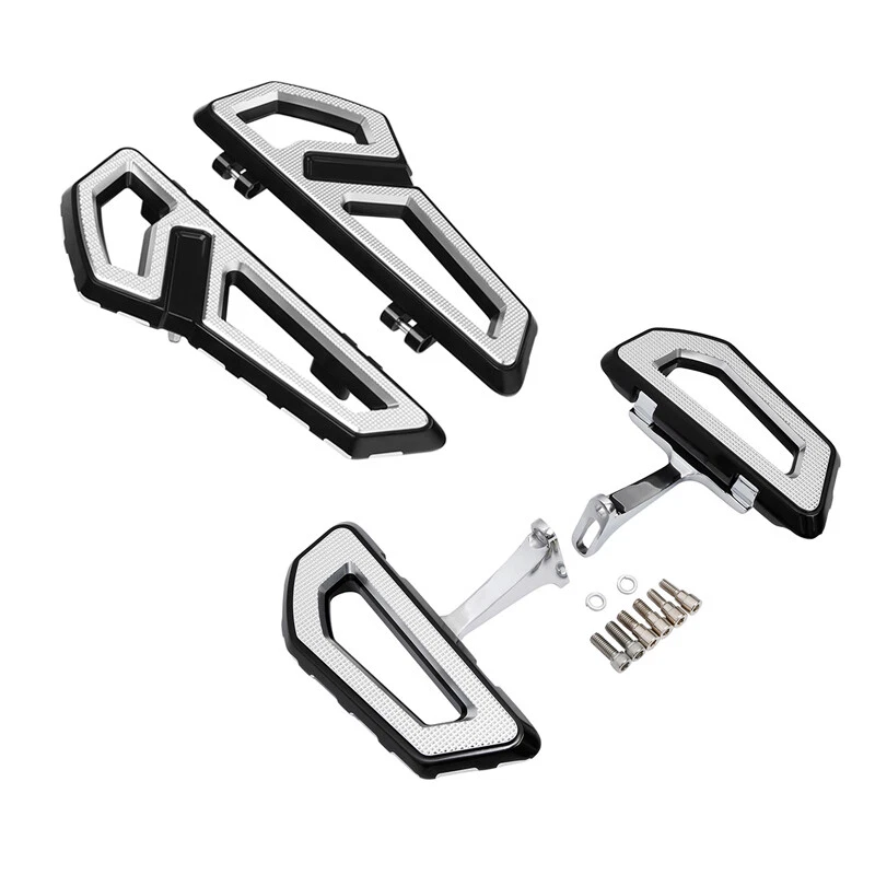 Estriberas de piso para conductor y pasajero aptas para Harley Street Glide 1993-2025 Foto 1 de 4