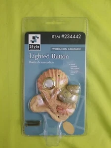 style selection lighted button Sea Shells  #234442 Wired Con Cableado - Picture 1 of 2