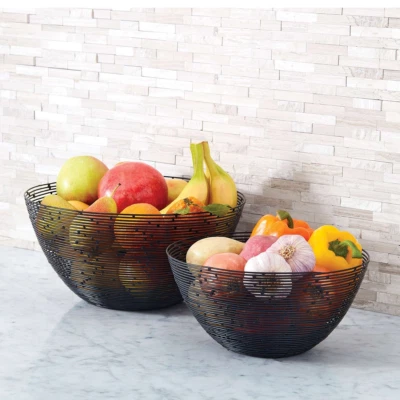 Mikasa Gourmet Basics 2-piece Modern Metal Baskets - Image 1 of 4