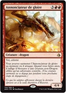 MTG Magic AKH - Glorybringer/Annonciateur de gloire, French/VF - Picture 1 of 1