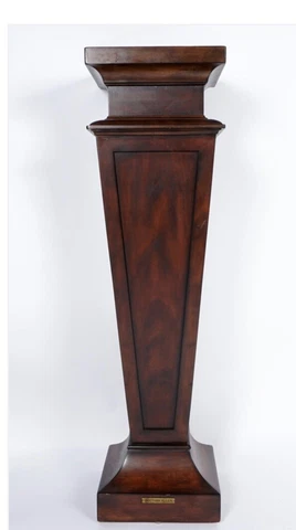 Ethan Allen Mahogany Pedestal Column Stand Cover