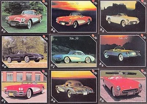 VETTE SET 1991 COLLECT-A-CARD COMPLETE BASE CARD SET OF 100 TR CORVETTE CARS - Picture 1 of 1