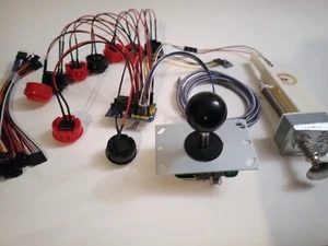 Virtual Pinball Pincab Kit : analog Plunger Nudge + Big Arcade Joystick VPX FX3 - Photo 1/10