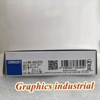 New In Box Omron NX-DA2203 Analog Output Unit NX-DA2203 - Image 1 of 4