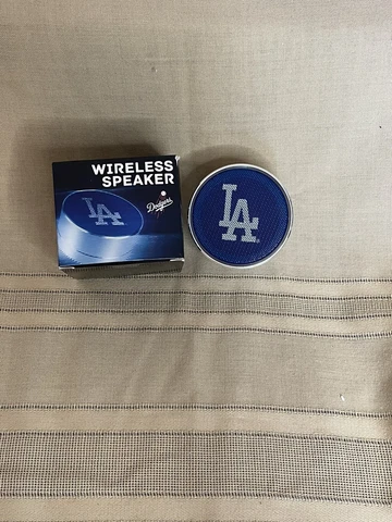 Los Angeles Dodgers Bluetooth Wireless Speaker SGA NIB Charging Cord And Papers Cover