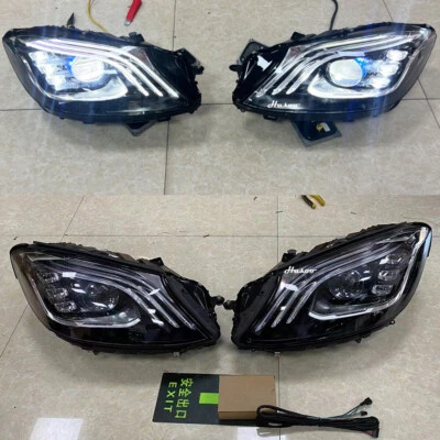 Conjunto de faros W222 2019-2020 de Mercedes-Benz S560 S400 actualización 2016-2018 Foto 1 de 4