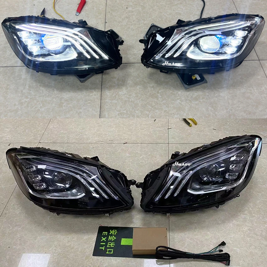 Conjunto de faros W222 2019-2020 de Mercedes-Benz S560 S400 actualización 2016-2018 Foto 1 de 4