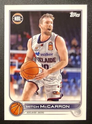 2022-23 Topps NBL National Basketball League - #8 Mitch McCarron (RC) - Image 1 of 2