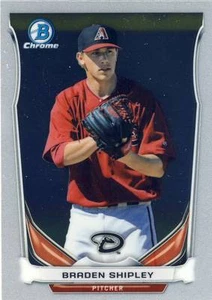 (61) 2014 Bowman Draft BRADEN SHIPLEY Rookie LOT ALL CHROME Diamondbacks CTP17 - Picture 1 of 1
