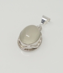Gorgeous Sparkling Real Moontone High Pendant 925 Solid Silver #21547