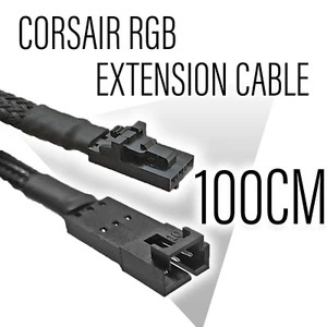 Adaptateur d'extension Corsair Lighting Node PRO/Commander PRO/LS100 RVB (100 cm) - Photo 1/2