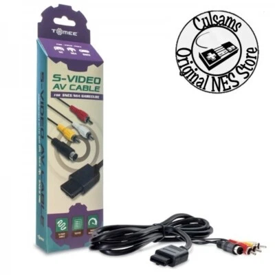 Tomee S-Video AV Cable for SNES Super Nintendo N64 GameCube - Image 1 of 4