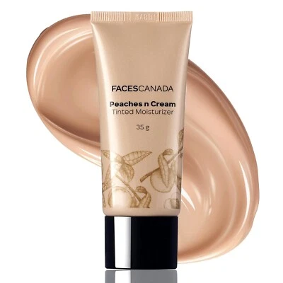 FACES CANADA Peaches N Cream Tinted Moisturizer - Light 01, 35 g Fast Shipping - Image 1 of 4