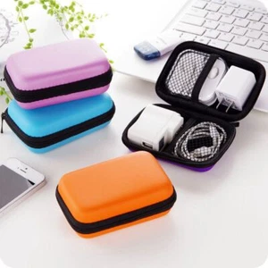 Cable USB Accesorios Electrónicos Bolsa Bolsa Bolsa Organizador Cargador de Viaje Almacenamiento - Imagen 1 de 15