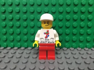 LEGO World Denmark 2015 & #7 Modello Minifigure Raro Logo Esclusivo Danimarca EURO - Foto 1 di 3