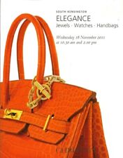 CHRISTIE'S SK ELEGANCE JEWELS WATCHES HERMES Handbags Kelly Birkin Catalog 2011