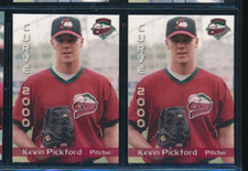 Lot (2) 2000 Grandstand #37 Kevin Pickford Altoona Curve Player Lot (GF86) SWSW6